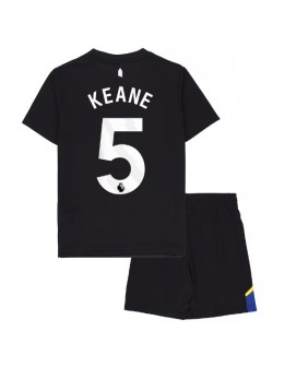 Billige Everton Michael Keane #5 Tredjedraktsett Barn 2025-26 Kortermet (+ Korte bukser)